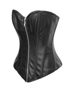 Corset Sexy Underbust Black Pvc Corset Gothic Underbust