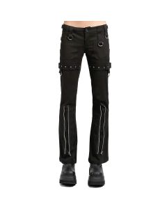 Ladies Super Eyelet Pants Gothic Black