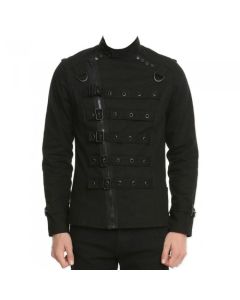 Men Psycho Bondage Punk EMO Gothic Jacket Men Gothic Jacket