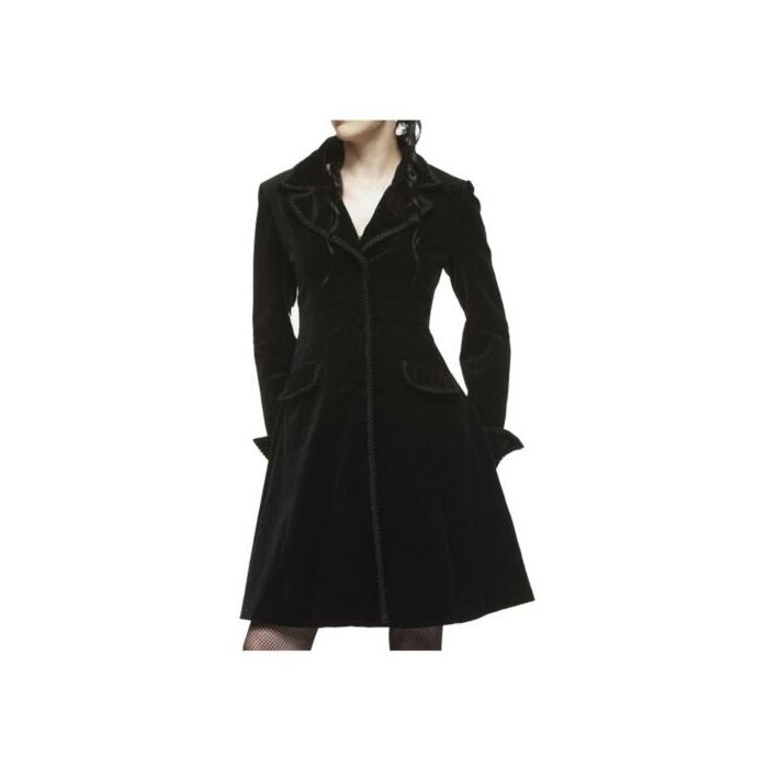 Gothic Women Victorian Velvet Frock Coat Women Goth Coat