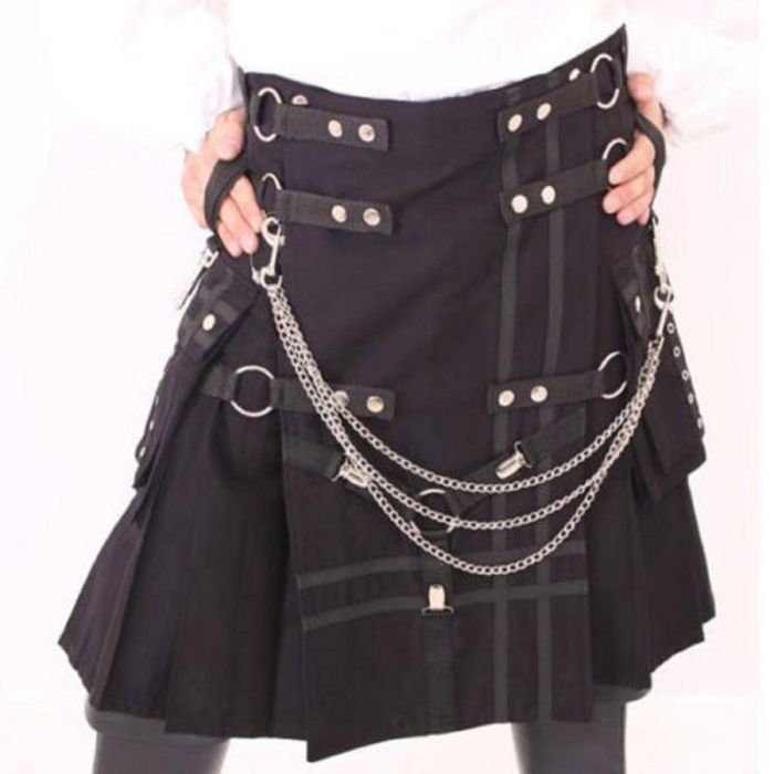 New Black Kilt Utility