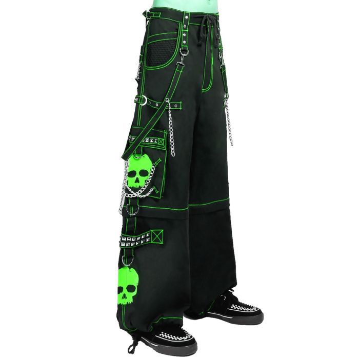 Parrot Skull Gothic Cyber Chain Goth Jeans Punk Rock Cotton Pants