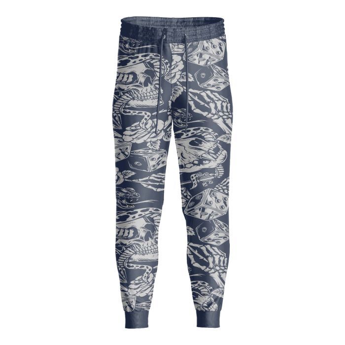 Women's Sublimated Vintage Tattoo Gothic Trousers