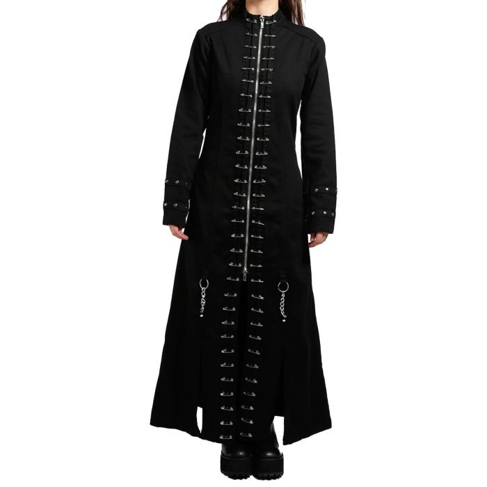 Women Gothic Hellraiser Vampire Trench Coat