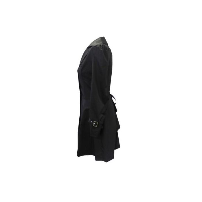 Women Victorian Corset Riding Jacket Black Gothic Steampunk Coat