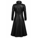 Shadow Dominion Leather Trench Coat - Image 2