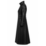 Shadow Dominion Leather Trench Coat - Image 3