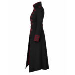 Gothic Military-Style Long Coat - Image 2