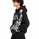 Gothic Skeleton Graphic Hoodie - Image 3